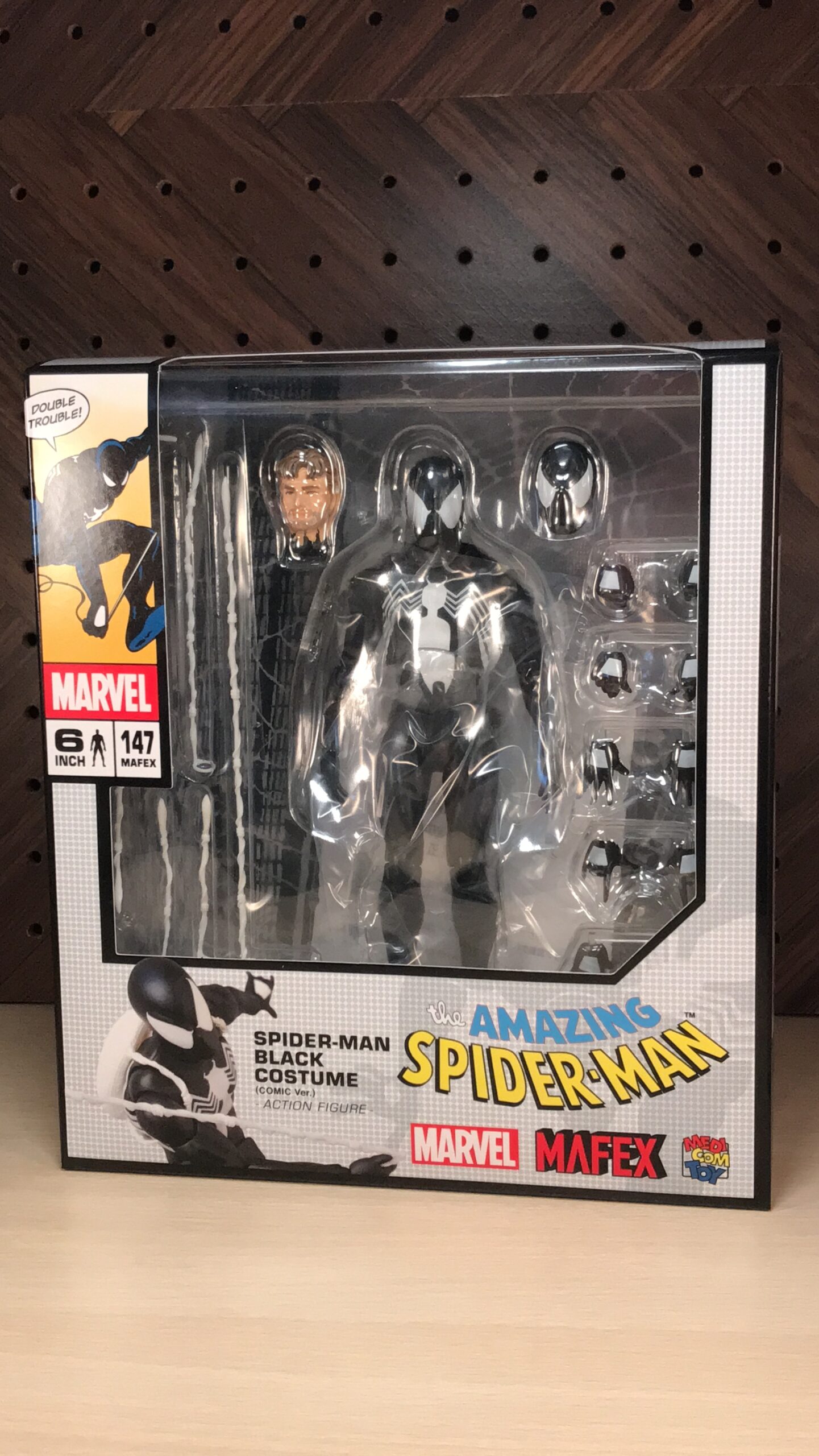 MAFEX スパイダーマン ブラック コスチューム COMIC Ver.即購入歓迎 